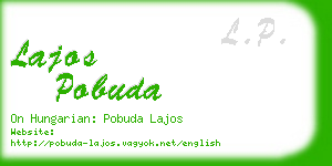 lajos pobuda business card